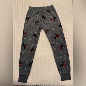 EUC BLACK DOG CHRISTMAS PAJAMA BOTTOMS BOYS LARGE